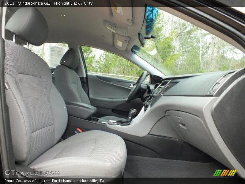 Midnight Black / Gray 2011 Hyundai Sonata GLS