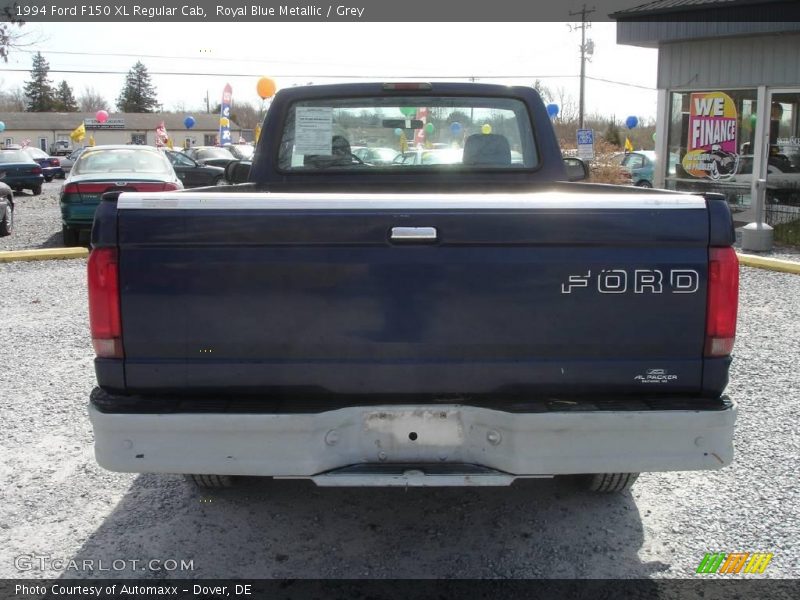 Royal Blue Metallic / Grey 1994 Ford F150 XL Regular Cab