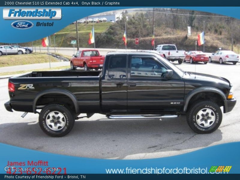 Onyx Black / Graphite 2000 Chevrolet S10 LS Extended Cab 4x4