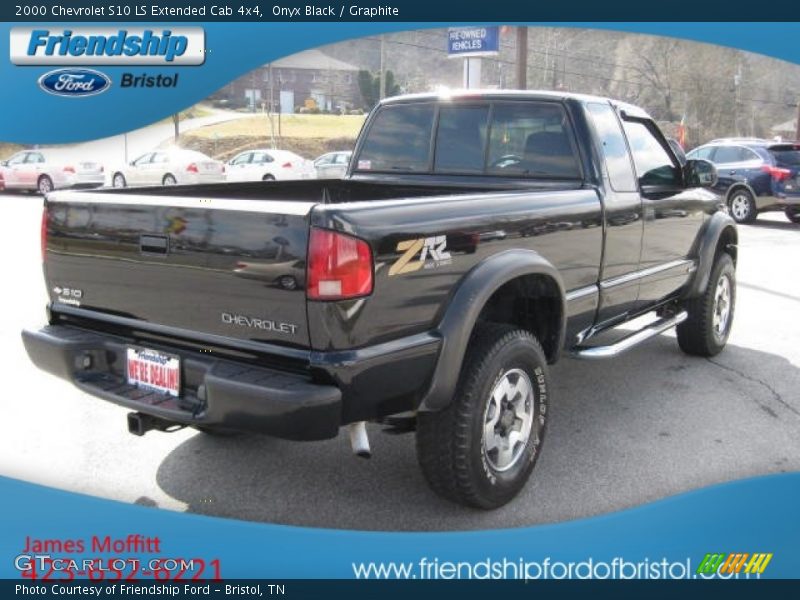 Onyx Black / Graphite 2000 Chevrolet S10 LS Extended Cab 4x4