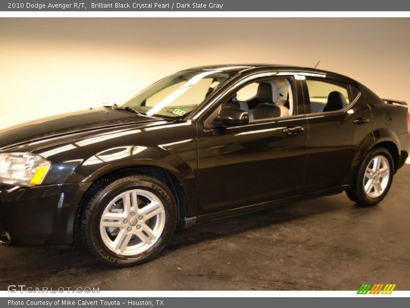 Brilliant Black Crystal Pearl / Dark Slate Gray 2010 Dodge Avenger R/T