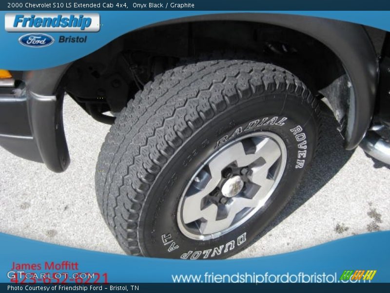 Onyx Black / Graphite 2000 Chevrolet S10 LS Extended Cab 4x4