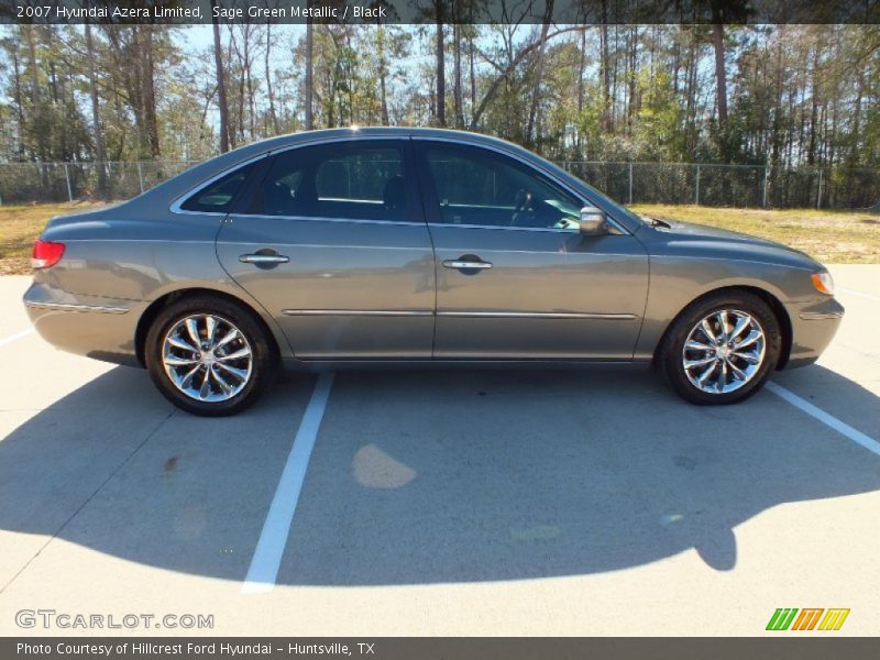 Sage Green Metallic / Black 2007 Hyundai Azera Limited