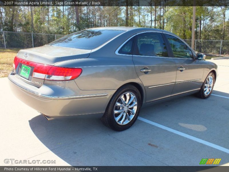Sage Green Metallic / Black 2007 Hyundai Azera Limited