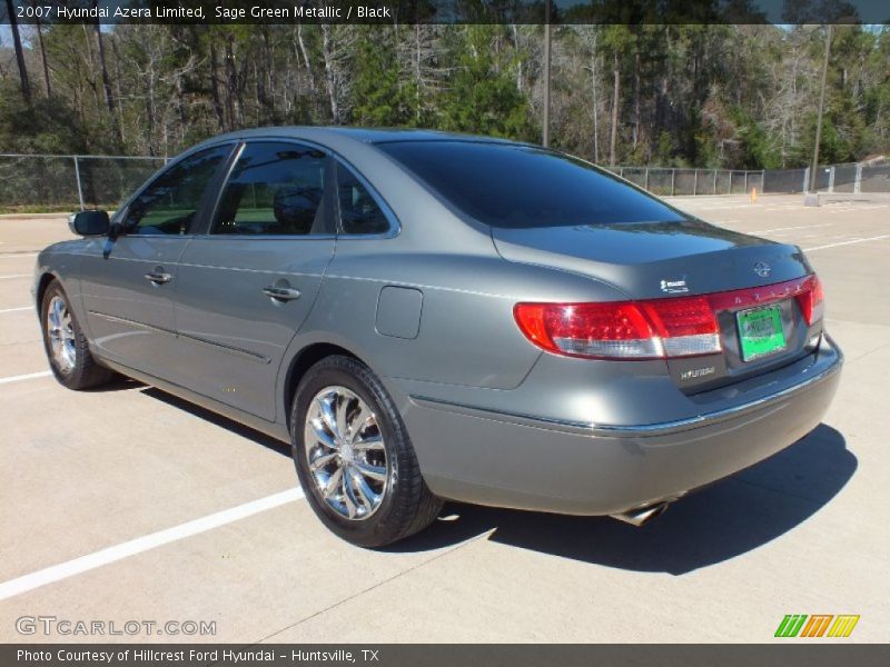 Sage Green Metallic / Black 2007 Hyundai Azera Limited