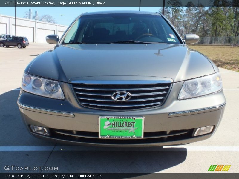 Sage Green Metallic / Black 2007 Hyundai Azera Limited