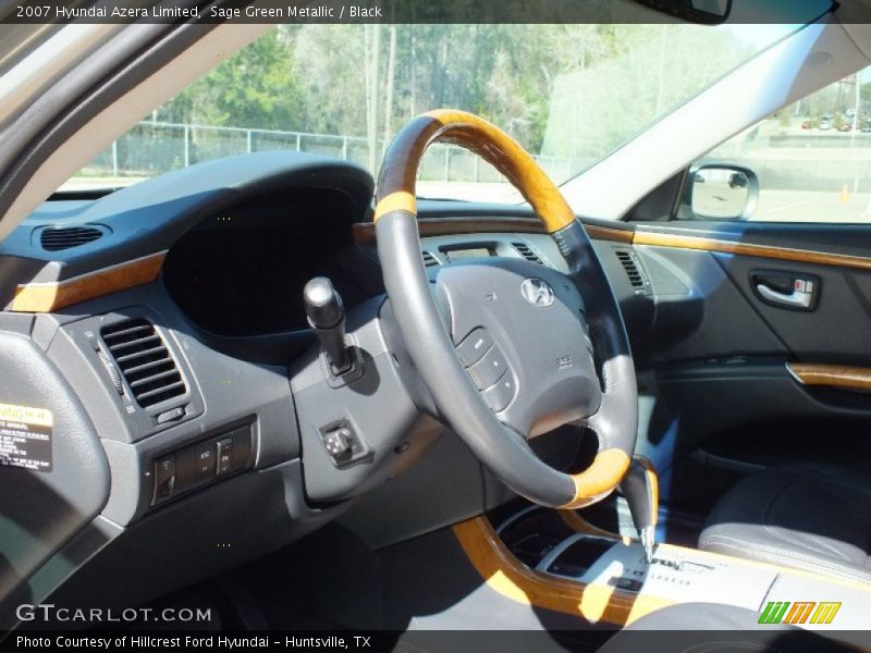Sage Green Metallic / Black 2007 Hyundai Azera Limited