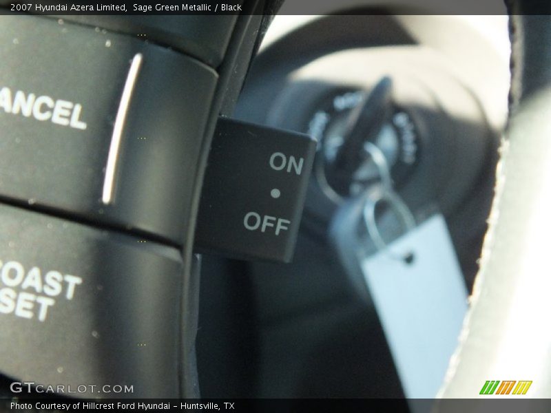 Sage Green Metallic / Black 2007 Hyundai Azera Limited