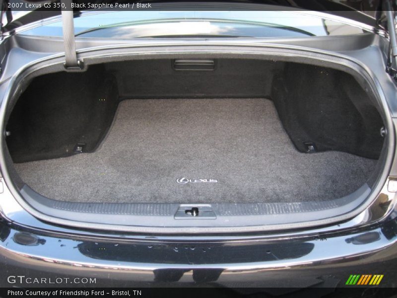Black Sapphire Pearl / Black 2007 Lexus GS 350