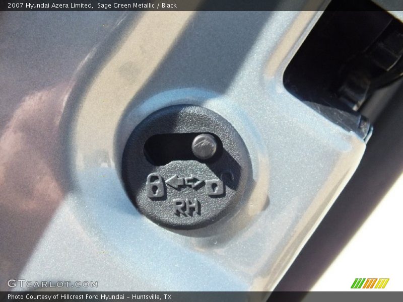 Sage Green Metallic / Black 2007 Hyundai Azera Limited