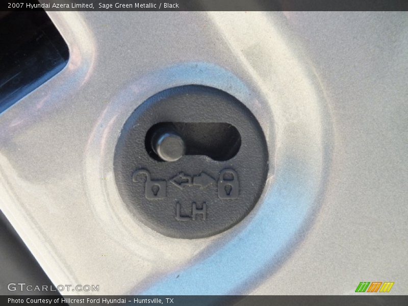 Sage Green Metallic / Black 2007 Hyundai Azera Limited