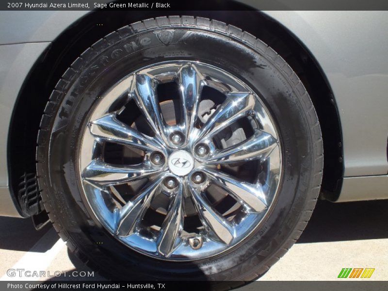 Sage Green Metallic / Black 2007 Hyundai Azera Limited