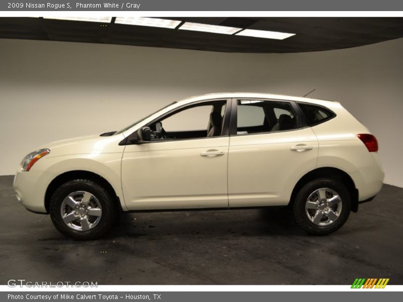Phantom White / Gray 2009 Nissan Rogue S