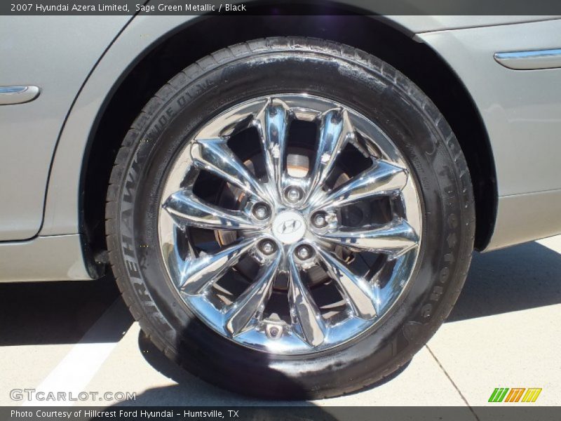 Sage Green Metallic / Black 2007 Hyundai Azera Limited