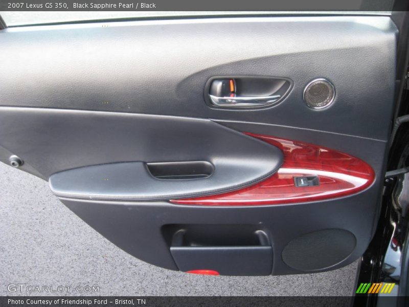 Black Sapphire Pearl / Black 2007 Lexus GS 350