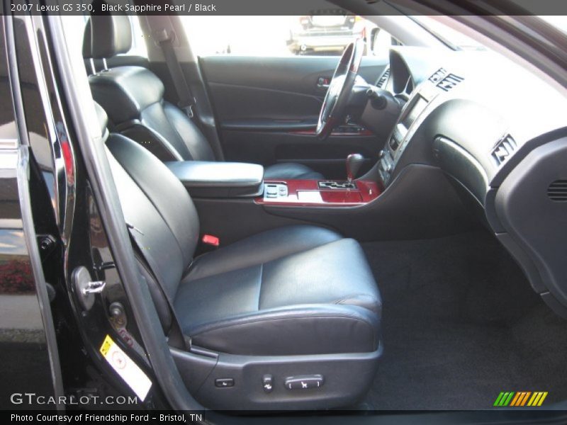 Black Sapphire Pearl / Black 2007 Lexus GS 350