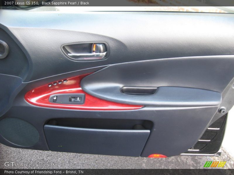Black Sapphire Pearl / Black 2007 Lexus GS 350