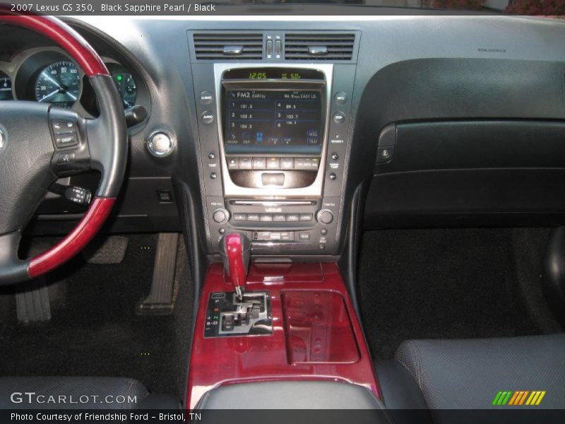 Black Sapphire Pearl / Black 2007 Lexus GS 350