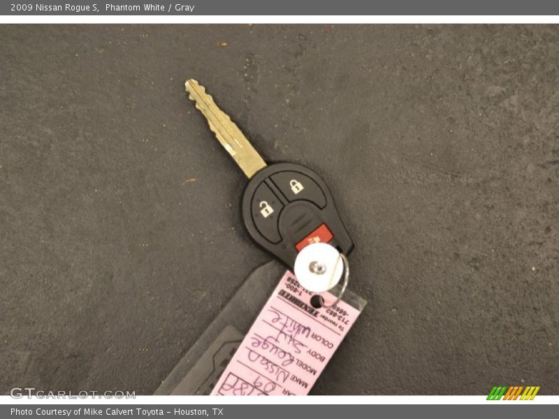 Phantom White / Gray 2009 Nissan Rogue S