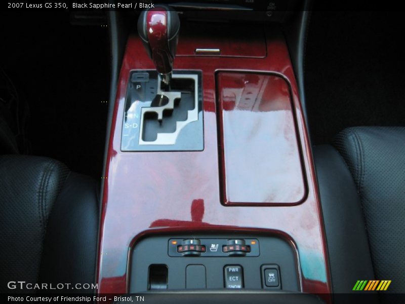 Black Sapphire Pearl / Black 2007 Lexus GS 350