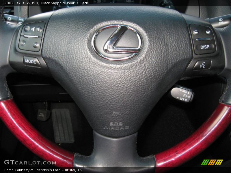 Black Sapphire Pearl / Black 2007 Lexus GS 350
