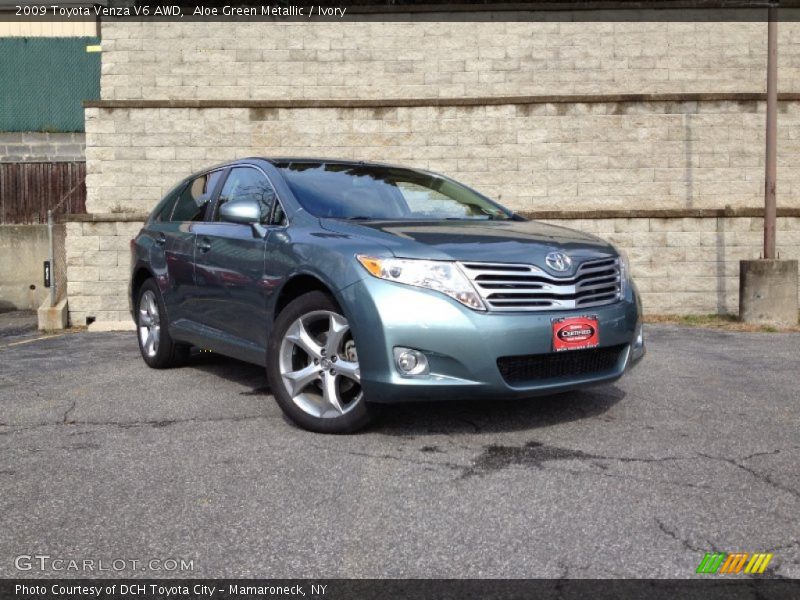 Aloe Green Metallic / Ivory 2009 Toyota Venza V6 AWD