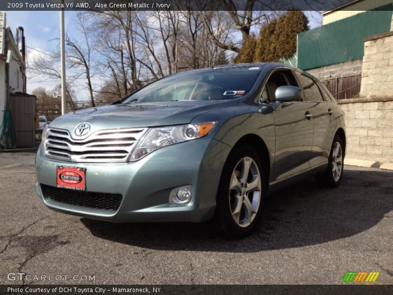 Aloe Green Metallic / Ivory 2009 Toyota Venza V6 AWD