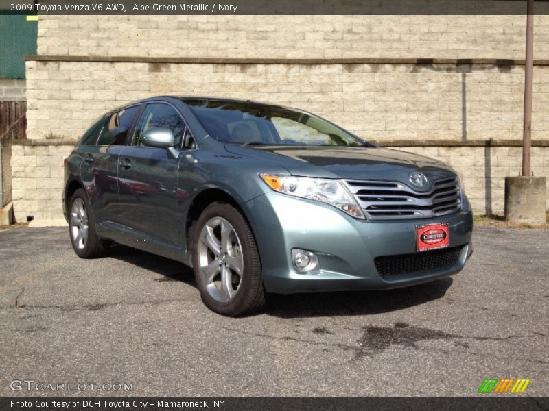 Aloe Green Metallic / Ivory 2009 Toyota Venza V6 AWD