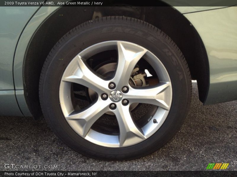 Aloe Green Metallic / Ivory 2009 Toyota Venza V6 AWD