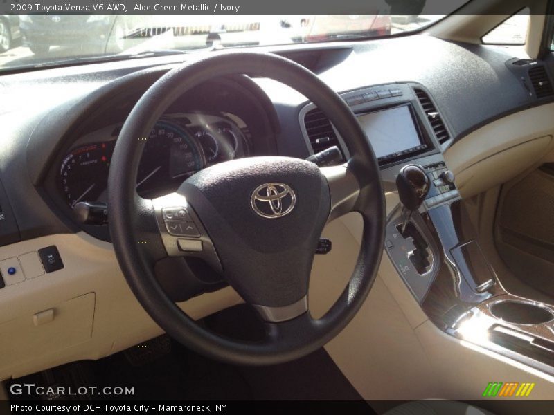 Aloe Green Metallic / Ivory 2009 Toyota Venza V6 AWD