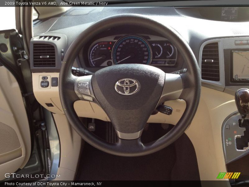 Aloe Green Metallic / Ivory 2009 Toyota Venza V6 AWD