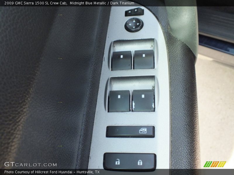 Midnight Blue Metallic / Dark Titanium 2009 GMC Sierra 1500 SL Crew Cab