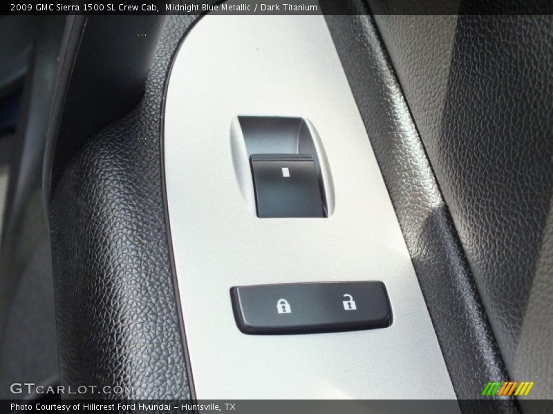 Midnight Blue Metallic / Dark Titanium 2009 GMC Sierra 1500 SL Crew Cab