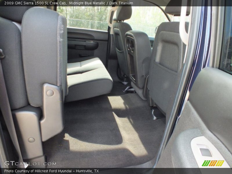 Midnight Blue Metallic / Dark Titanium 2009 GMC Sierra 1500 SL Crew Cab