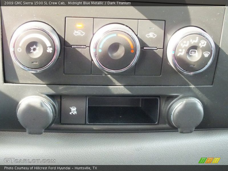 Midnight Blue Metallic / Dark Titanium 2009 GMC Sierra 1500 SL Crew Cab