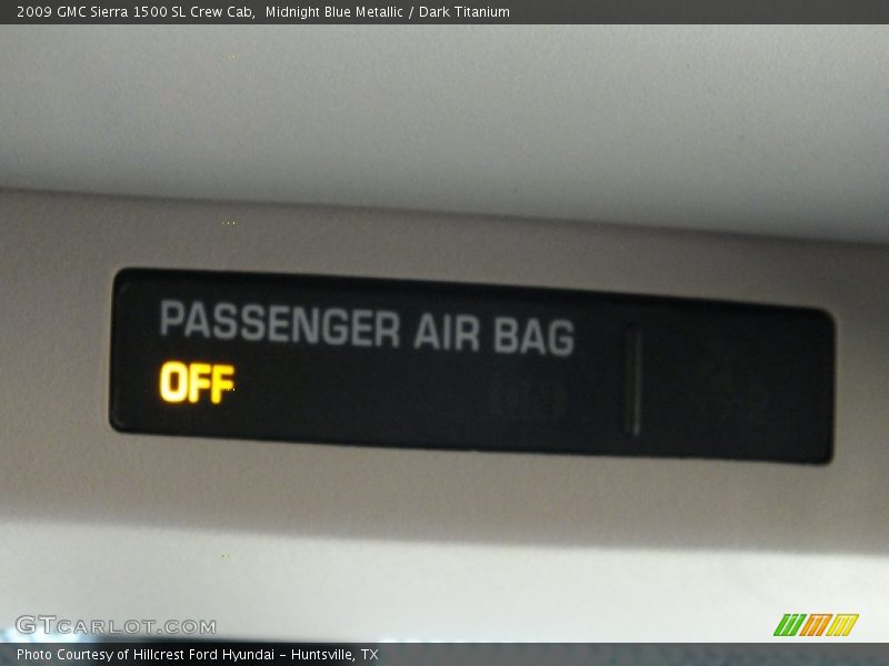 Midnight Blue Metallic / Dark Titanium 2009 GMC Sierra 1500 SL Crew Cab