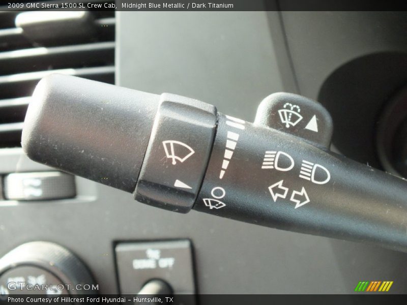 Midnight Blue Metallic / Dark Titanium 2009 GMC Sierra 1500 SL Crew Cab