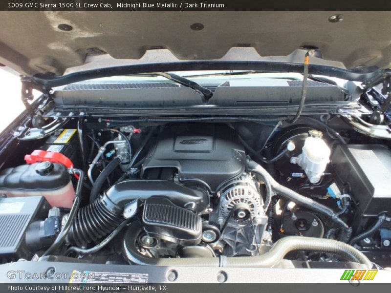Midnight Blue Metallic / Dark Titanium 2009 GMC Sierra 1500 SL Crew Cab