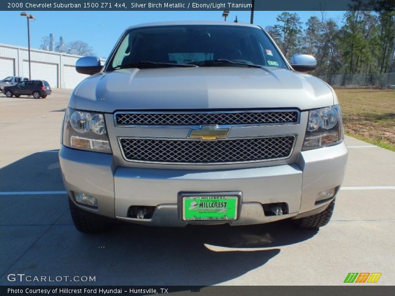 Silver Birch Metallic / Ebony/Light Titanium 2008 Chevrolet Suburban 1500 Z71 4x4
