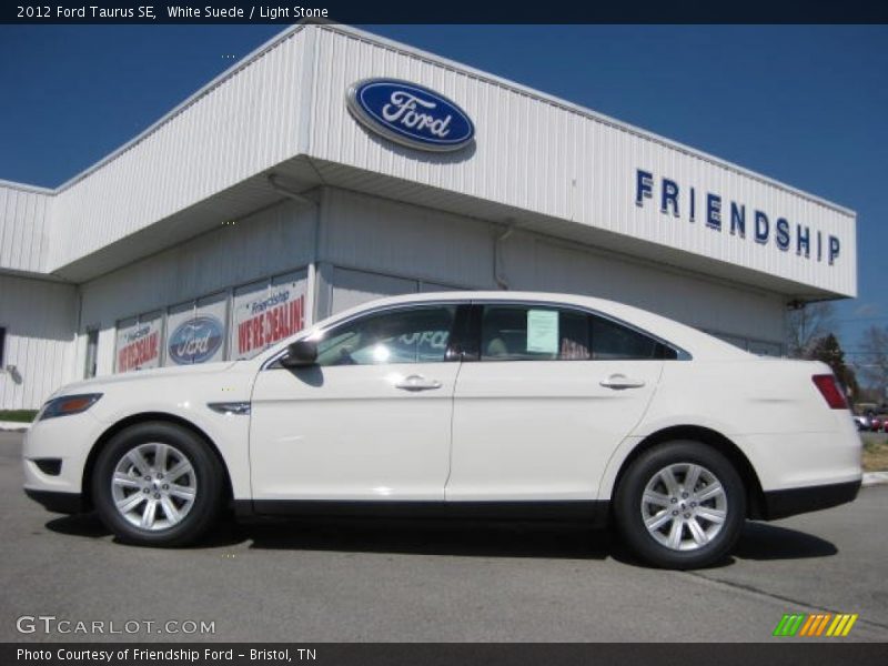 White Suede / Light Stone 2012 Ford Taurus SE