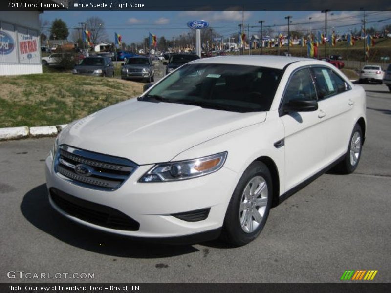 White Suede / Light Stone 2012 Ford Taurus SE