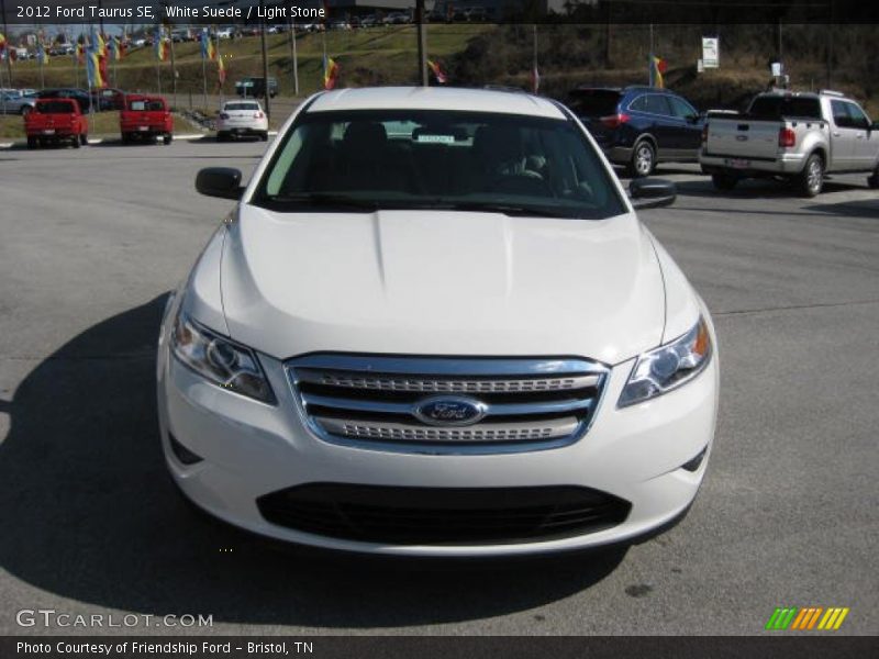 White Suede / Light Stone 2012 Ford Taurus SE