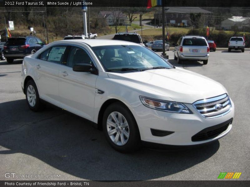 White Suede / Light Stone 2012 Ford Taurus SE