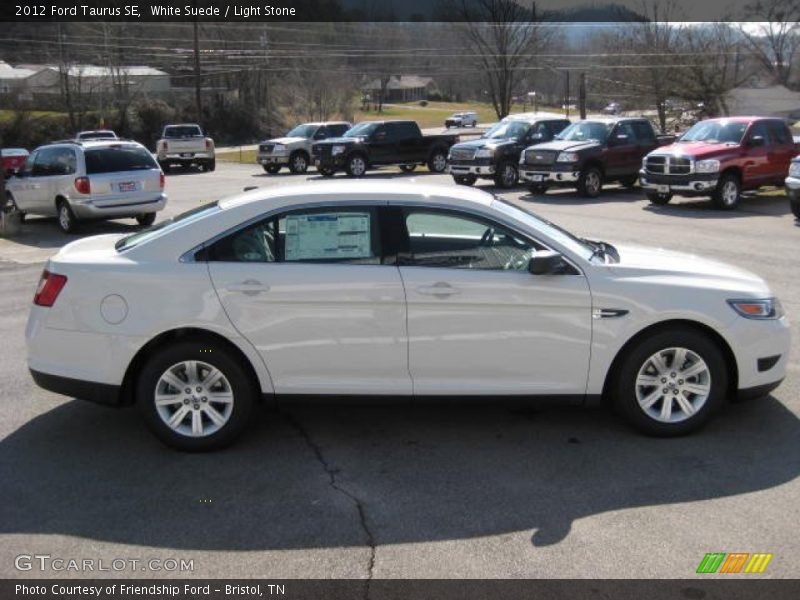 White Suede / Light Stone 2012 Ford Taurus SE