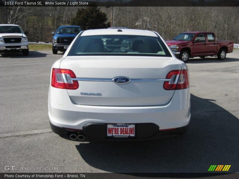 White Suede / Light Stone 2012 Ford Taurus SE