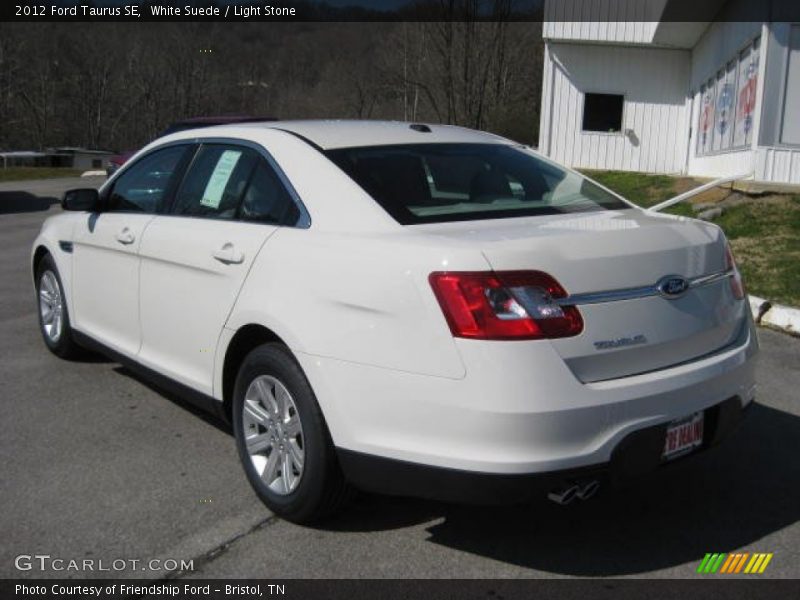 White Suede / Light Stone 2012 Ford Taurus SE