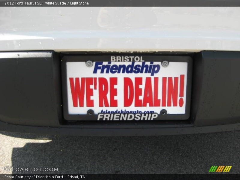 White Suede / Light Stone 2012 Ford Taurus SE