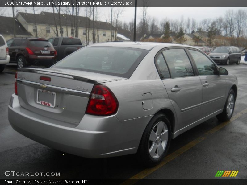 Silverstone Metallic / Ebony Black 2006 Chevrolet Malibu LT V6 Sedan