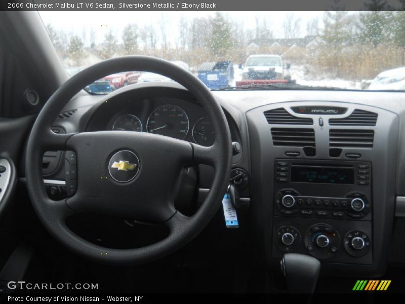 Silverstone Metallic / Ebony Black 2006 Chevrolet Malibu LT V6 Sedan