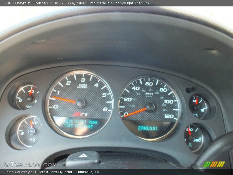 Silver Birch Metallic / Ebony/Light Titanium 2008 Chevrolet Suburban 1500 Z71 4x4